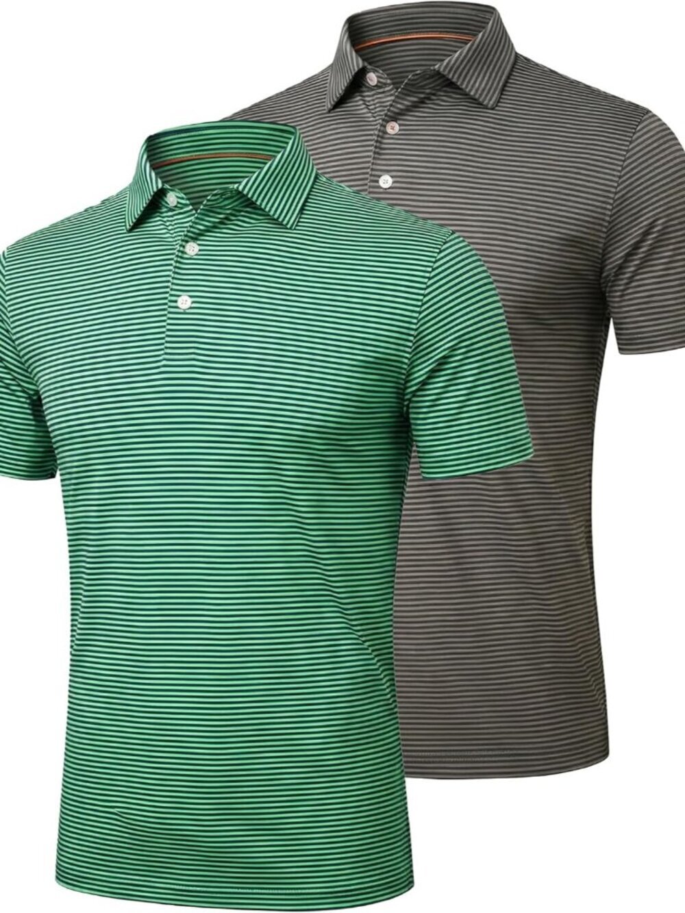 Mens Multicolor Polo Quick Dry Short Sleeve Golf Tee Moisture Wick Shirts